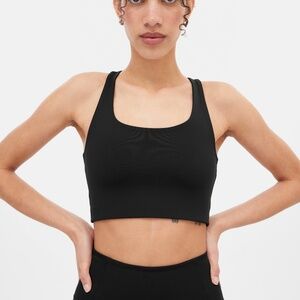 Girlfriend Collective Black Paloma Racerback Bra